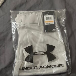 Under Armour Light Gray Baseball Pants